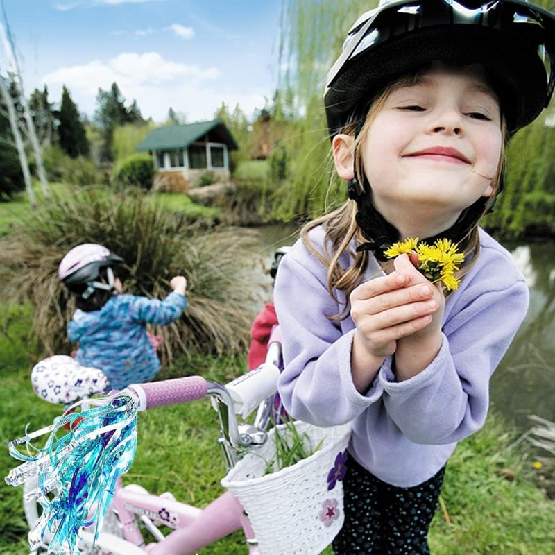 IEALODS 1Pair Kids Bike Handlebar Streamers, Children Scooter Handlebar Colorful Tassel Ribbon Bicycle Grips Baby Carrier Accessories - Image 5